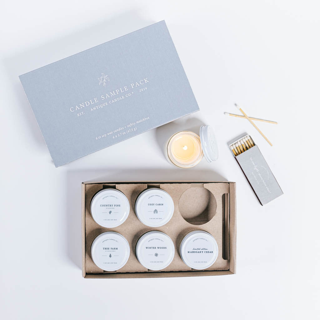 Into the Woods  – Soy Wax 2 oz Candle Sample Pack