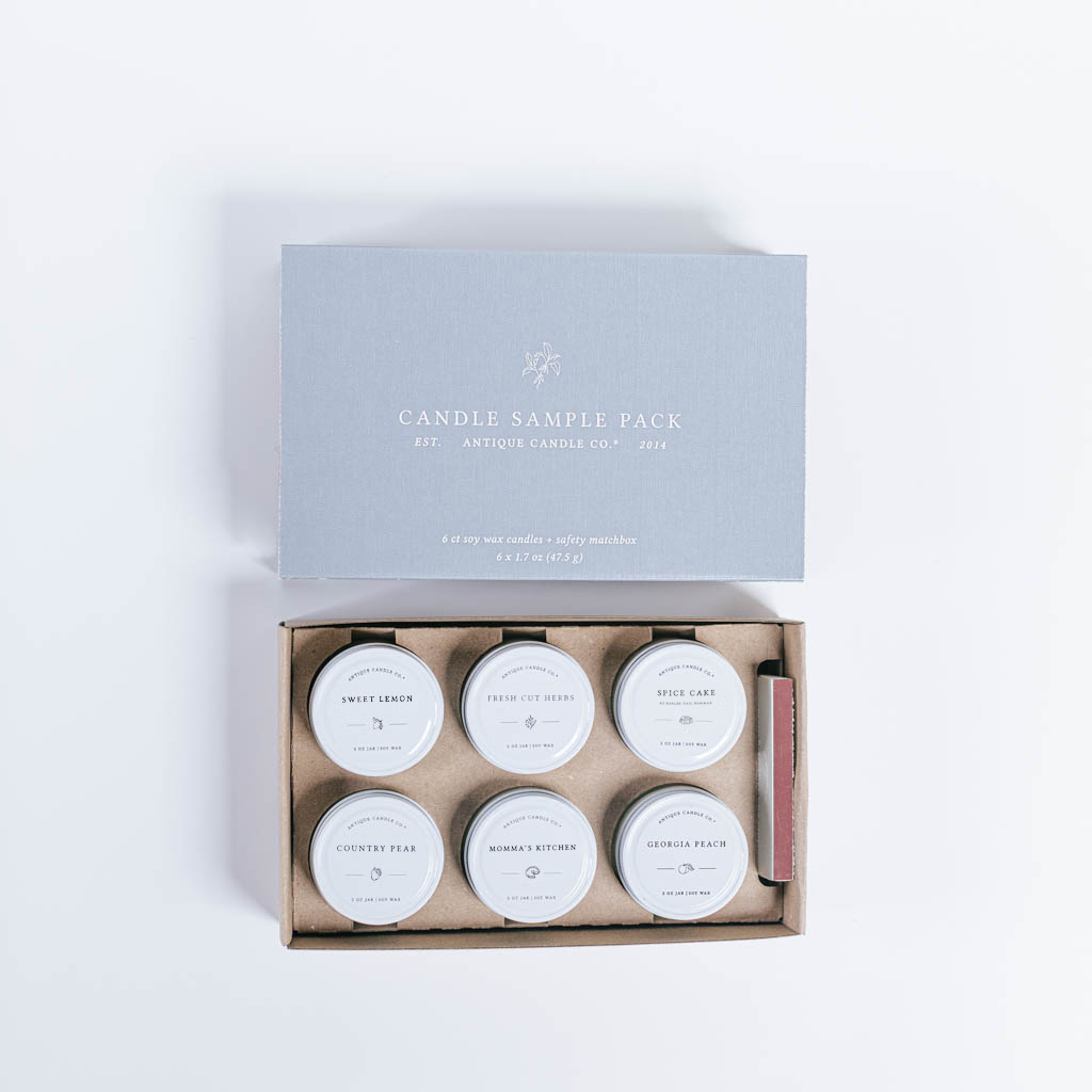 Soy Wax 2 oz Candle Sample Pack - Best-Sellers