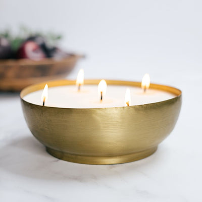 Farmhouse Fig by Modern Farmhouse Family Brass candle