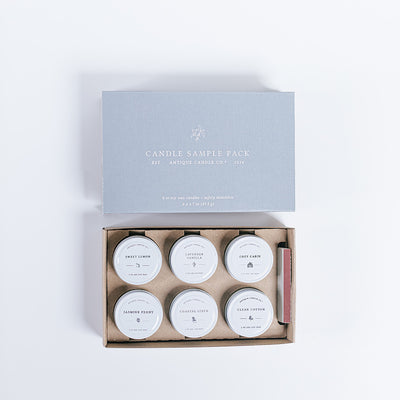 Soy Wax 2 oz Candle Sample Pack - Fresh & Clean