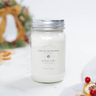 Home for the Holidays - Soy Wax Mason Jar Candle