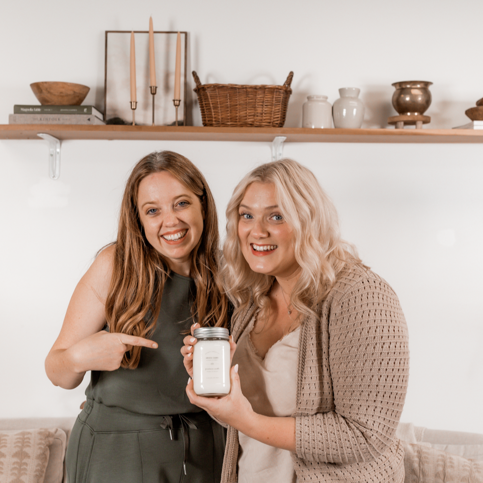 Spice Cake by Karlee Gail Bowman Brass candle