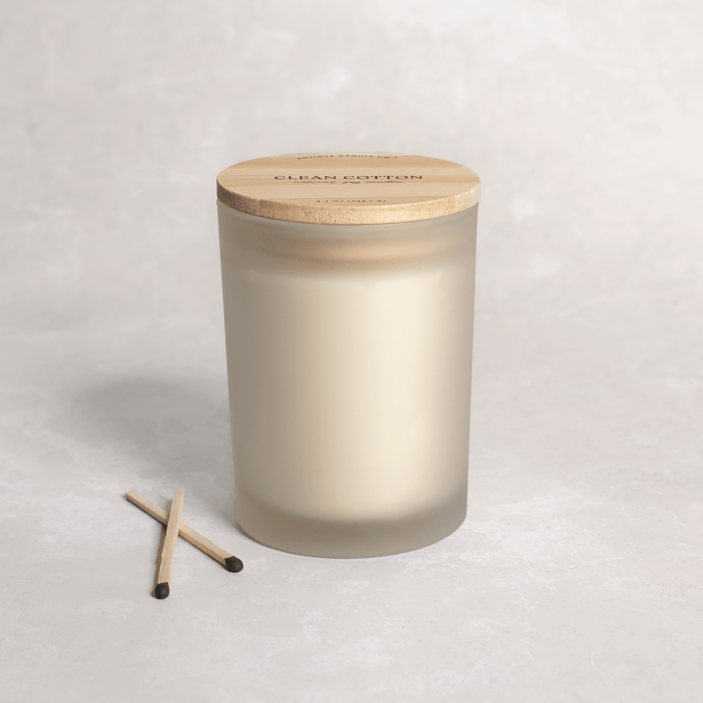 Soy Wax Luxe Candle - Clean Cotton