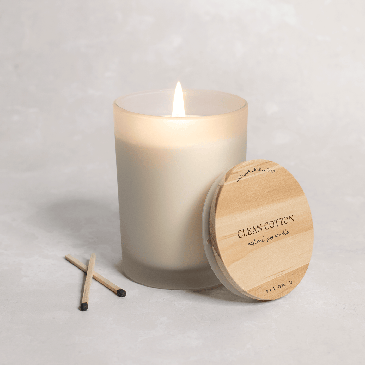 Soy Wax Luxe Candle - Clean Cotton