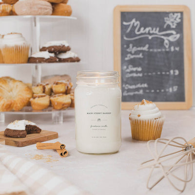 Main Street Bakery - Soy Wax Mason Jar Candle