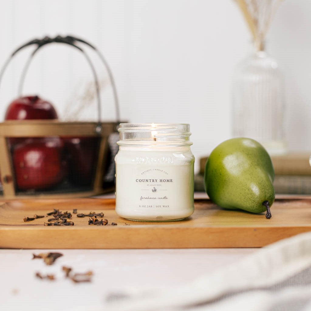 Country Home - Soy Wax Mason Jar Candle