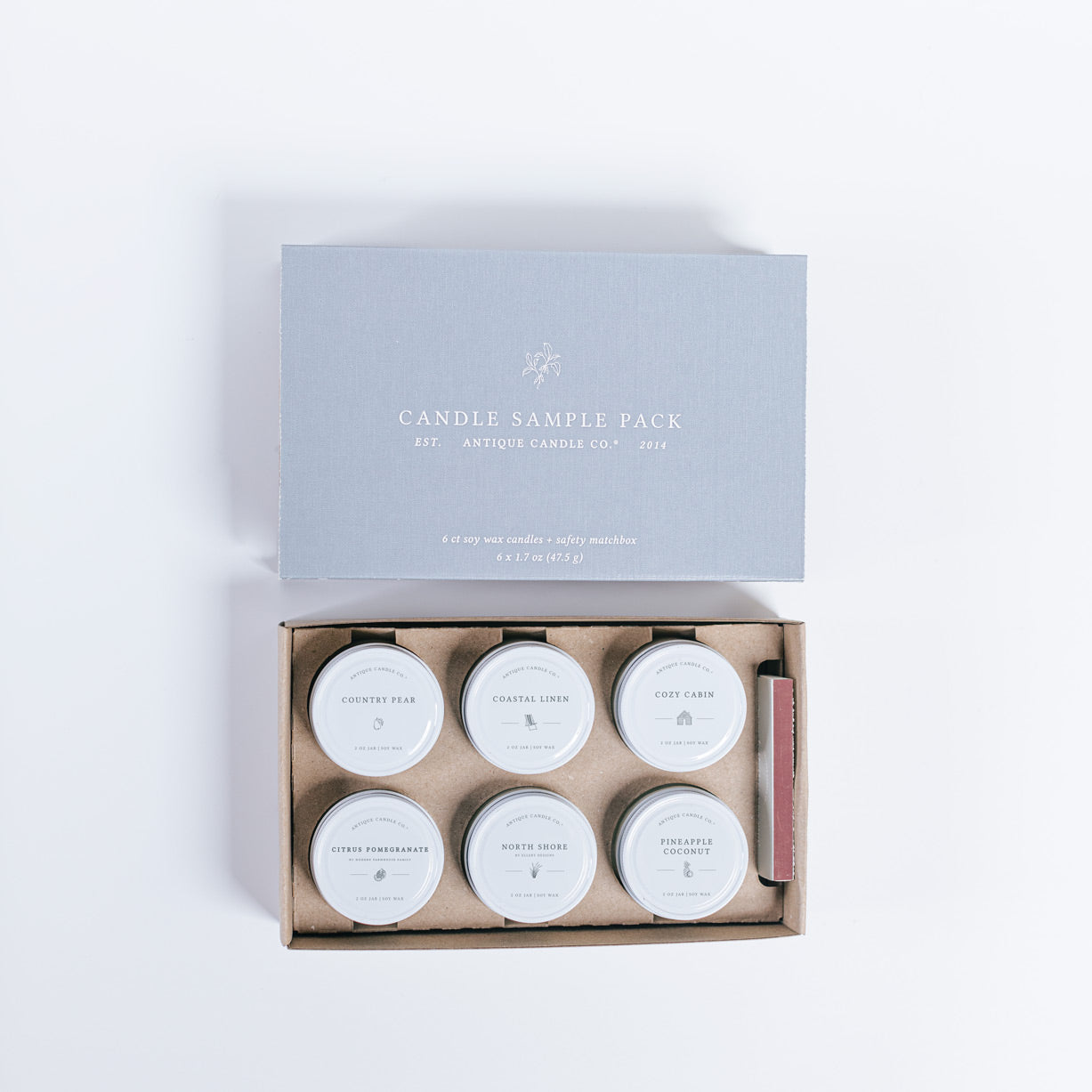 Soy Wax 2 oz Candle Sample Pack - Michelle’s Faves