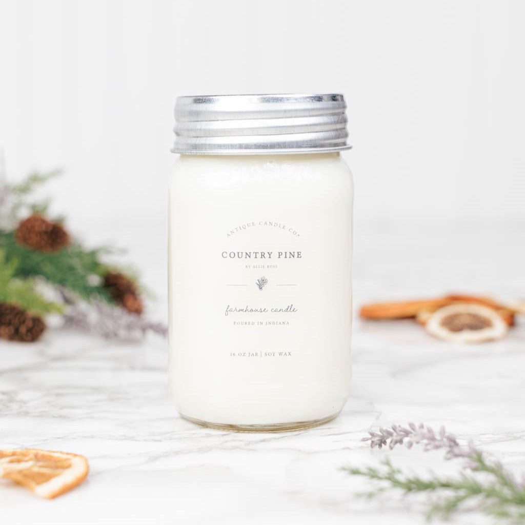 Country Pine - Soy Wax Mason Jar Candle