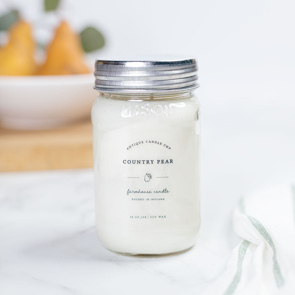 Country Pear - Soy Wax Mason Jar Candle