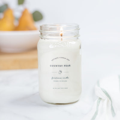 Country Pear - Soy Wax Mason Jar Candle