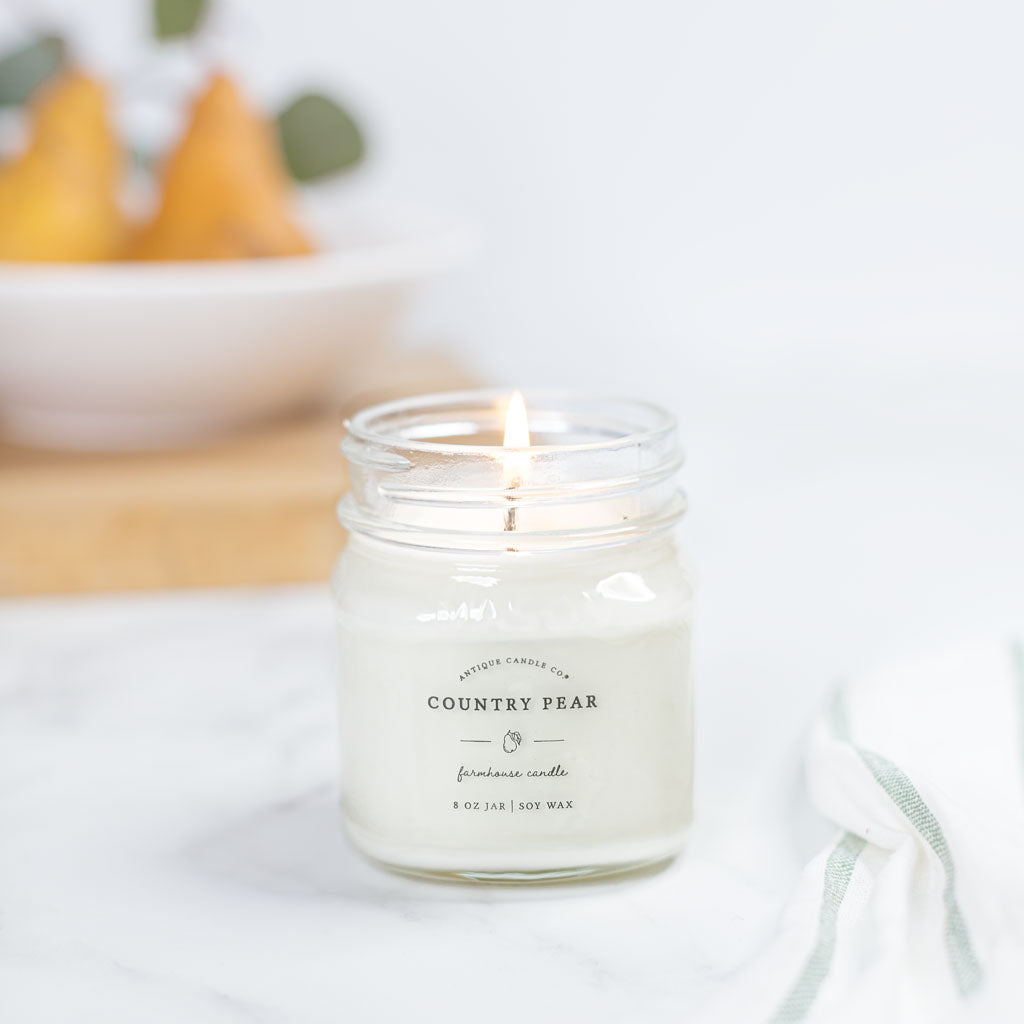 Country Pear - Soy Wax Mason Jar Candle