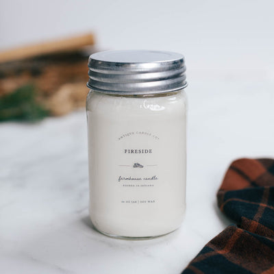 Fireside - Soy Wax Mason Jar Candle