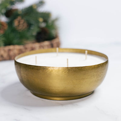 Tree Farm Brass Candle cases