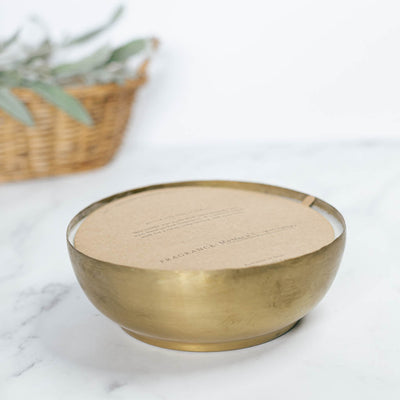 Soy Wax Brass Candle