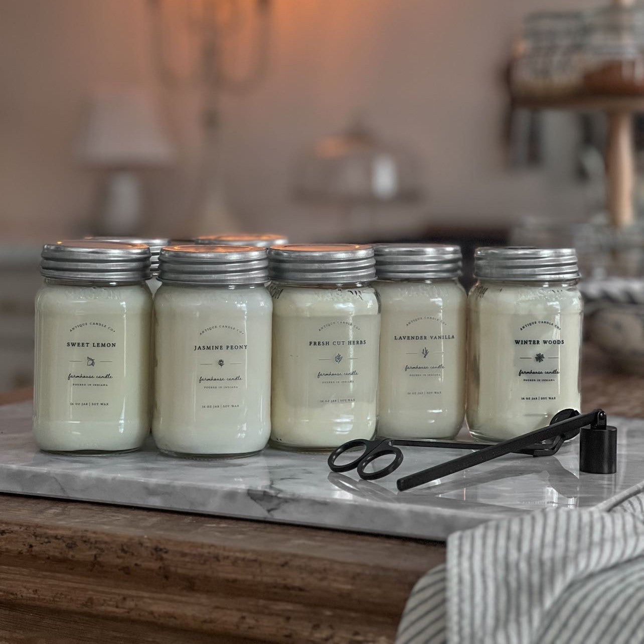 Fireside - Soy Wax Mason Jar Candle