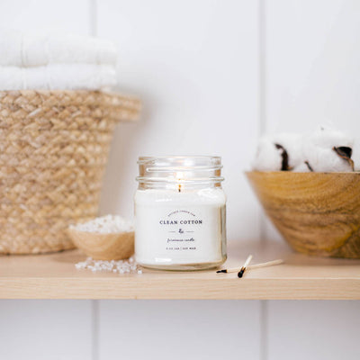Clean Cotton 8 oz candle