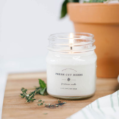 Fresh Cut Herbs 8 oz candle