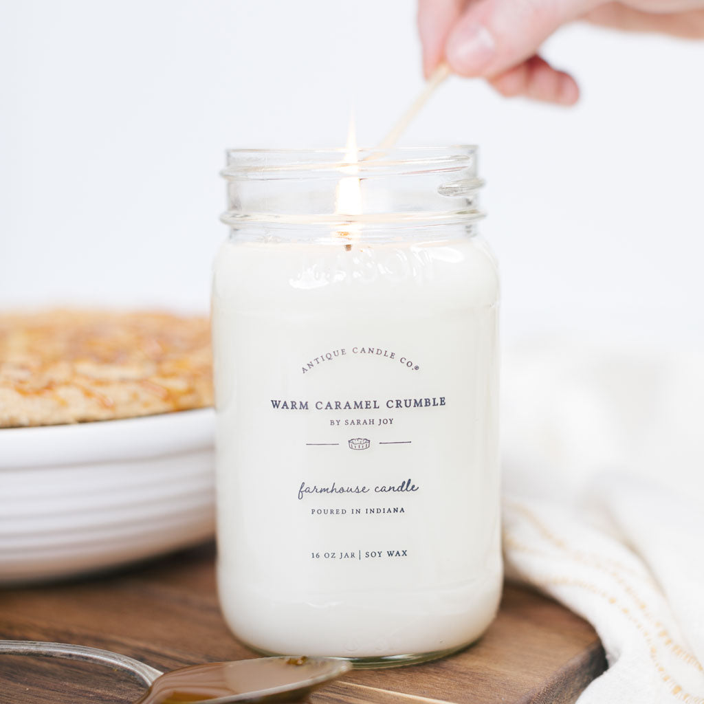 Warm Caramel Crumble by Sarah Joy 16 oz candle