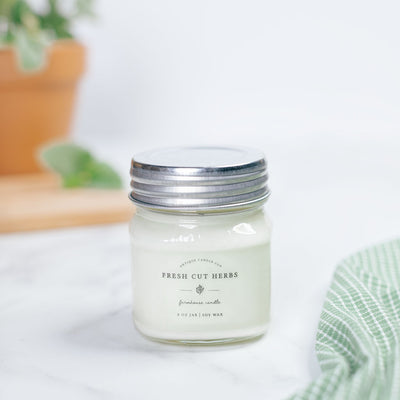 Fresh Cut Herbs 8 oz candle